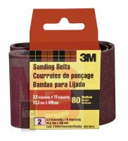 3M 9251NA-2 Sanding Belt 2.5 in x 16 in Medium 80 grit - Micro Parts & Supplies, Inc.