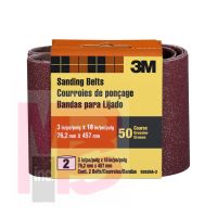 3M 9262NA-2 Sanding Belt 3 in x 18 in Coarse 50 grit - Micro Parts & Supplies, Inc.