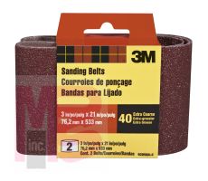 3M 9285NA-2 Sanding Belt 3 in x 21 in Ex. Coarse 40 grit - Micro Parts & Supplies, Inc.