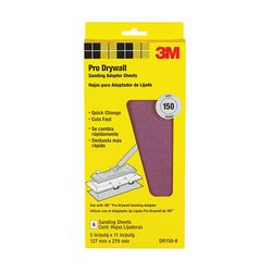 3M DR150-10 Pro Drywall Sanding Adapter Sheets 5 in x 11 in 150 grit - Micro Parts & Supplies, Inc.