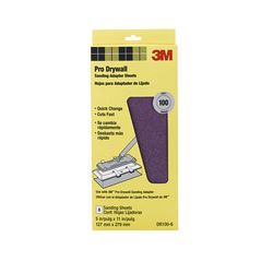 3M DR100-6 Pro Drywall Sanding Adapter Sheets 5 in x 11 in - Micro Parts & Supplies, Inc.