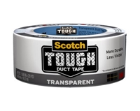 3M 2120-A Scotch(R) Tough Transparent Duct Tape 1.88 in x 20 yd (48 mm x 18.2 m) 12 rls/cs - Micro Parts & Supplies, Inc.