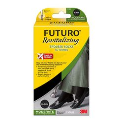 3M 71043EN Futuro Revitalizing Trouser Socks for Women Black - Micro Parts & Supplies, Inc.