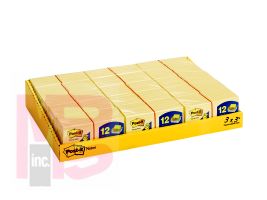 3M Post-it Notes R330-YWT Canary Yellow