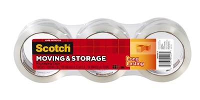 3M 3650S-3 Scotch Long Lasting Moving Storage Packaging Tape 1.88 in x 38.2 yd (48 mm x 35 m) - Micro Parts & Supplies, Inc.