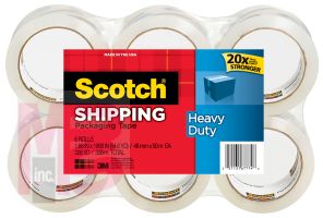 3M 3850-6 Scotch Heavy Duty Shipping Packaging Tape 1.88 in x 54.6 yd (48mm x 50 m) Heavy Duty Shipping - Micro Parts & Supplies, Inc.