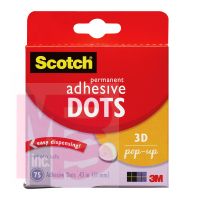 3M Scotch Adhesive Dots 010-75PU