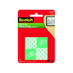 3M 111 Scotch Mounting Squares Permanent 1 in x 1 in (25.4 mm x 25.4 mm) - Micro Parts & Supplies, Inc.