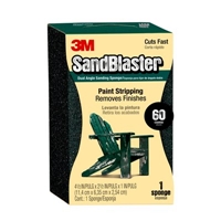 3M 9558 SandBlaster Paint Stripping Dual Angle Sanding Sponge 60-grit9558 4.5in x 2.5in x 1in - Micro Parts & Supplies, Inc.