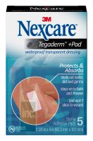 3M Nexcare Absolute Waterproof Transparent Dressing with Pad  H3584   2-3/8 in x 4 in