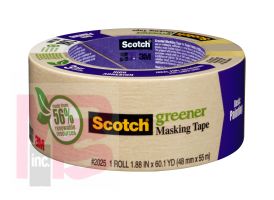 3M  2025-48C  Scotch  Greener  Masking Tape  for Basic Painting 1.88 in x 60.1 yd (48 mm x 55 m) - Micro Parts & Supplies, Inc.