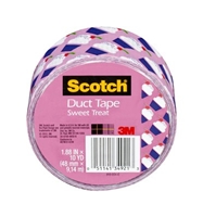 3M 910-CCK-C Scotch(R) Duct Tape 1.88 in x 10 yd (48 mm x 9.14 m) Cupcakes 6 rls/cs - Micro Parts & Supplies, Inc.