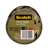 3M 910-CMO-C Scotch(R) Duct Tape 1.88 in x 10 yd (48 mm x 9.14 m) Camo 6 rls/cs - Micro Parts & Supplies, Inc.