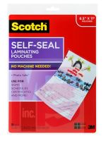 3M LS854-10G Scotch Self-Sealing Laminating Pouches 9.0 in x 11.5 in x 0 in (231 mm x 293 mm) - Micro Parts & Supplies, Inc.