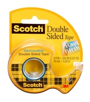 3M 238 Scotch(R) Removable Double Sided Tape 3/4 in x 200 in (19 mm x 5.08 m) - Micro Parts & Supplies, Inc.