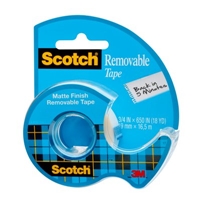 3M 224 Scotch Removable Tape 3/4 in x 650 in (19 mm x 16.5 m) - Micro Parts & Supplies, Inc.