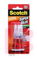 3M Scotch Super Glue Gel 2+1 Bonus Pack  AD112BNS-T .07 oz (2 g) Per Tube