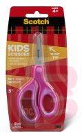 3M Scotch Kids 5 in Scissors 1442B  Soft Grip Handles Blunt 4+