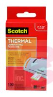 3M Scotch Thermal Pouches TP5851-100  2.32 in x 3.70 in (59 mm x 94 mm) Business Card 100 pack