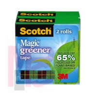 3M Scotch Magic Greener Tape 812-2P  3/4 in x 900 in (19 mm x 22.8 m)