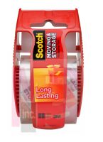 3M 165 Scotch Long Lasting Moving & Storage Packaging Tape 1.88 in x 800 in (48 mm x 20.3 m) - Micro Parts & Supplies, Inc.