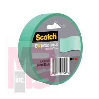 3M Scotch Expressions Masking Tape 3437-MNT-ESF Mint Green 36 per case