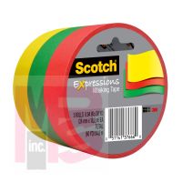 3M Scotch Expressions Masking Tape 3437-3PRM  3PK Primary