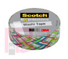 3M Scotch Expressions Tape C314-P32  .59 in x 393 in (15 mm x 10 m) Big Zig