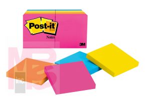 3M Post-it Notes 654-8AN  3 in x 3 in (76 mm x 76 mm)