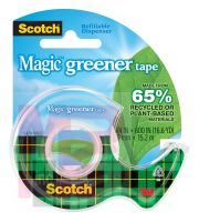 3M Scotch Magic Greener Tape 123  3/4 in x 600 in (19 mm x 15.2 m)