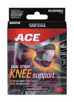 3M ACE Dual Strap Knee Support 907100  Adjustable