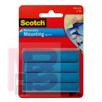 3M Scotch Mounting Putty 860B Removable 2 oz.  Blue