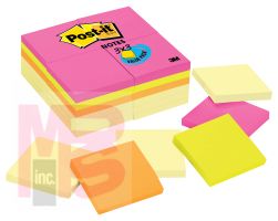 3M Post-it Notes 654-CYP-24VA  3 in x 3 in (76 mm x 76 mm) Jaipur Collection