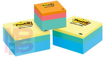 3M Post-it Notes Cube 2053-SPVAD  2 3 in x 3 in Cubes with Value-Add 2 in x 2 in Cube