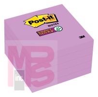 3M Post-it Super Sticky Notes 654-5SSCG  3 in x 3 in (76 mm x 76 mm) Mulberry