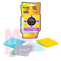 3M Post-it Super Sticky Full Adhesive Notes F330-4SSAL Assorted Colors-Lined  4 pads/pack