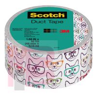 3M Scotch Duct Tape 910-P3  1.88 in x 10 yd (47.7 mm x 9.14 m) Cat with Glasses