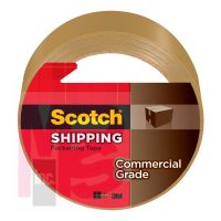 3M Scotch Commercial Grade Shipping Packaging Tape 3750T  1.88 in x 54.6 yd (48 mm x 50 m) Tan