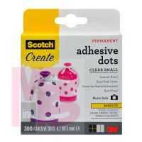 3M Scotch Adhesive Dots 010-300S-CFT  Clear