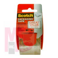 3M Scotch Shipping Packaging Tape 152  1.88 in x 1800 in (48 mm x 45.7 m)