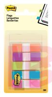 3M Post-it Flags 683-5CB2  .47 in x 1.7 in (11.9 mm X 43.2 mm) Assorted Bright Colors 100 Flags/On-the-Go Dispenser 1 Dispenser/Pack