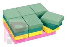 3M Post-it Notes 653-24APVAD  1 3/8 in x 1 7/8 in (34.9 mm x 47.6 mm) Marseille Collection