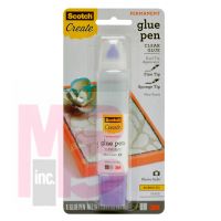 3M Scotch Clear Glue in 2-way Applicator 019-CFT-RW  1.6 fl oz. (47 mL) 1/Pack