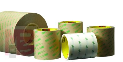 3M Adhesive Transfer Tape 966  Clear  18 in x 180 yd  2.3 mil  1 roll per case