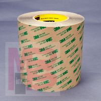 3M Adhesive Transfer Tape 468MP Clear  23.75 in x 180 yd 5 mil  1 roll per case