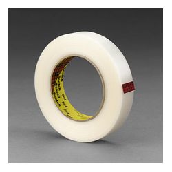 3M Scotch Reinforced Strapping Tape 864 Clear 48 mm x 55 m 24 rolls per case