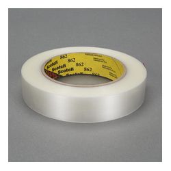 3M 862-Clear-9mmx55m-Bulk Scotch Reinforced Strapping Tape Clear 9 mm x 55 m - Micro Parts & Supplies, Inc.