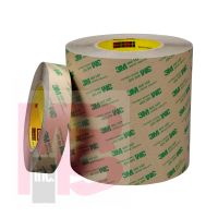 3M Adhesive Transfer Tape 468MP  Clear  48 in x 180 yd 5 mil  1 roll per case