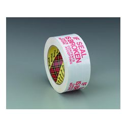 3M 3771 Scotch Printed Message Box Sealing Tape White Printed Tri-Ling 48 mm x 100 m - Micro Parts & Supplies, Inc.