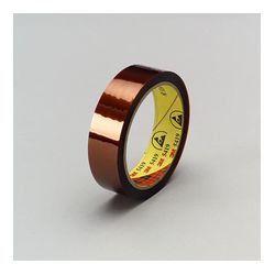 3M 5419 Low Static Polyimide Film Tape Gold on a plastic core 1/4 in x 36 yd 2.7 mil - Micro Parts & Supplies, Inc.